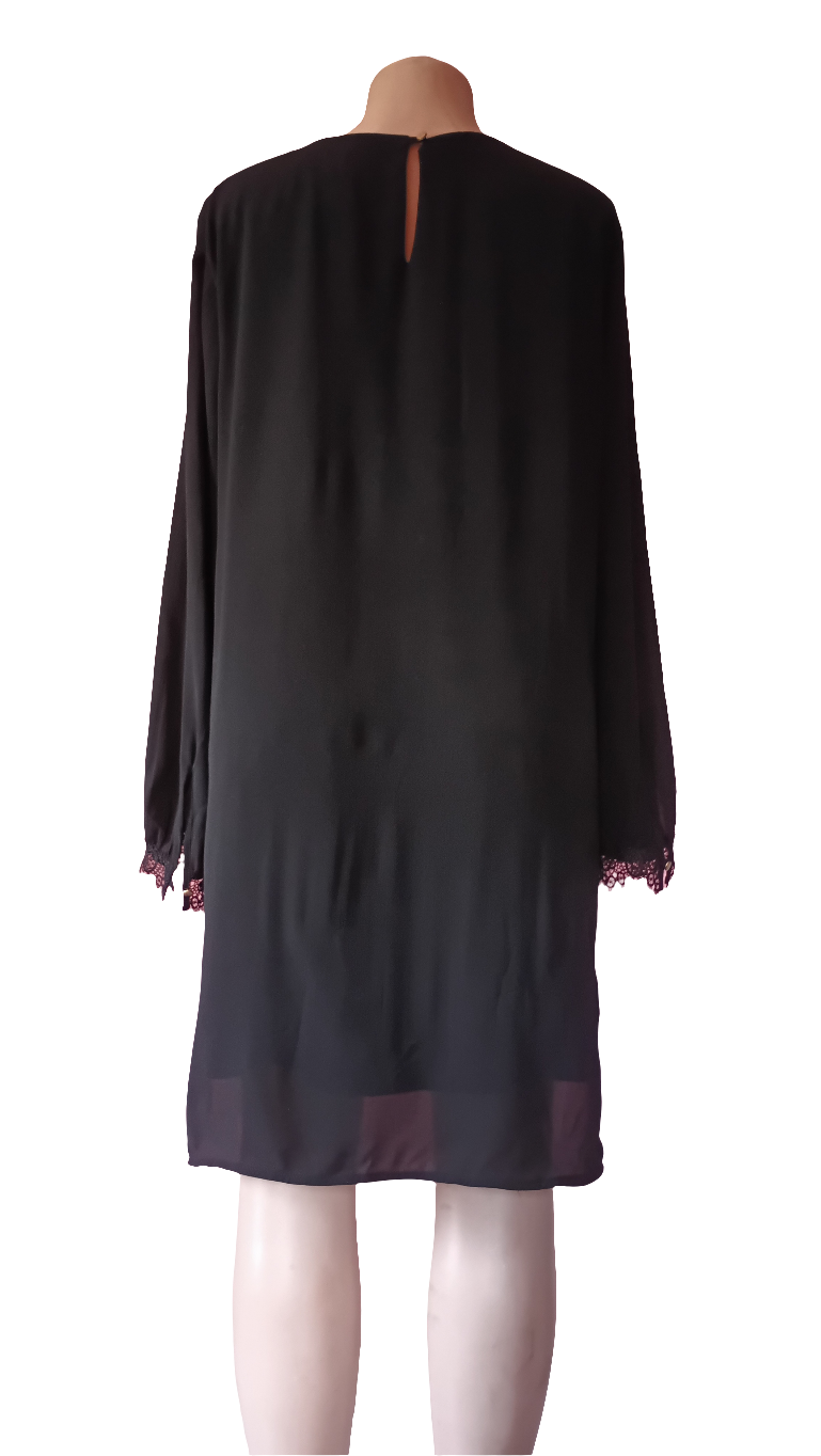 Black long sleeved dress
