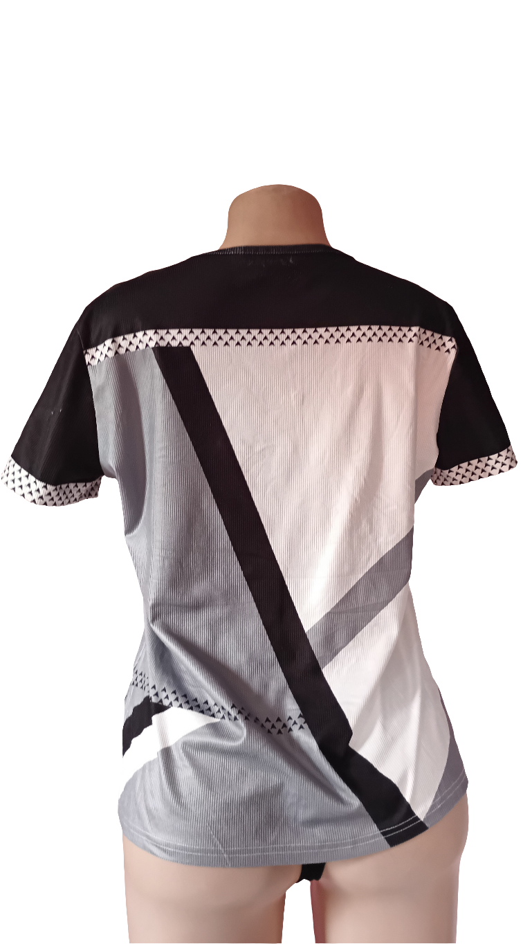 Faded shirt blouse 🤍 🩶 🖤