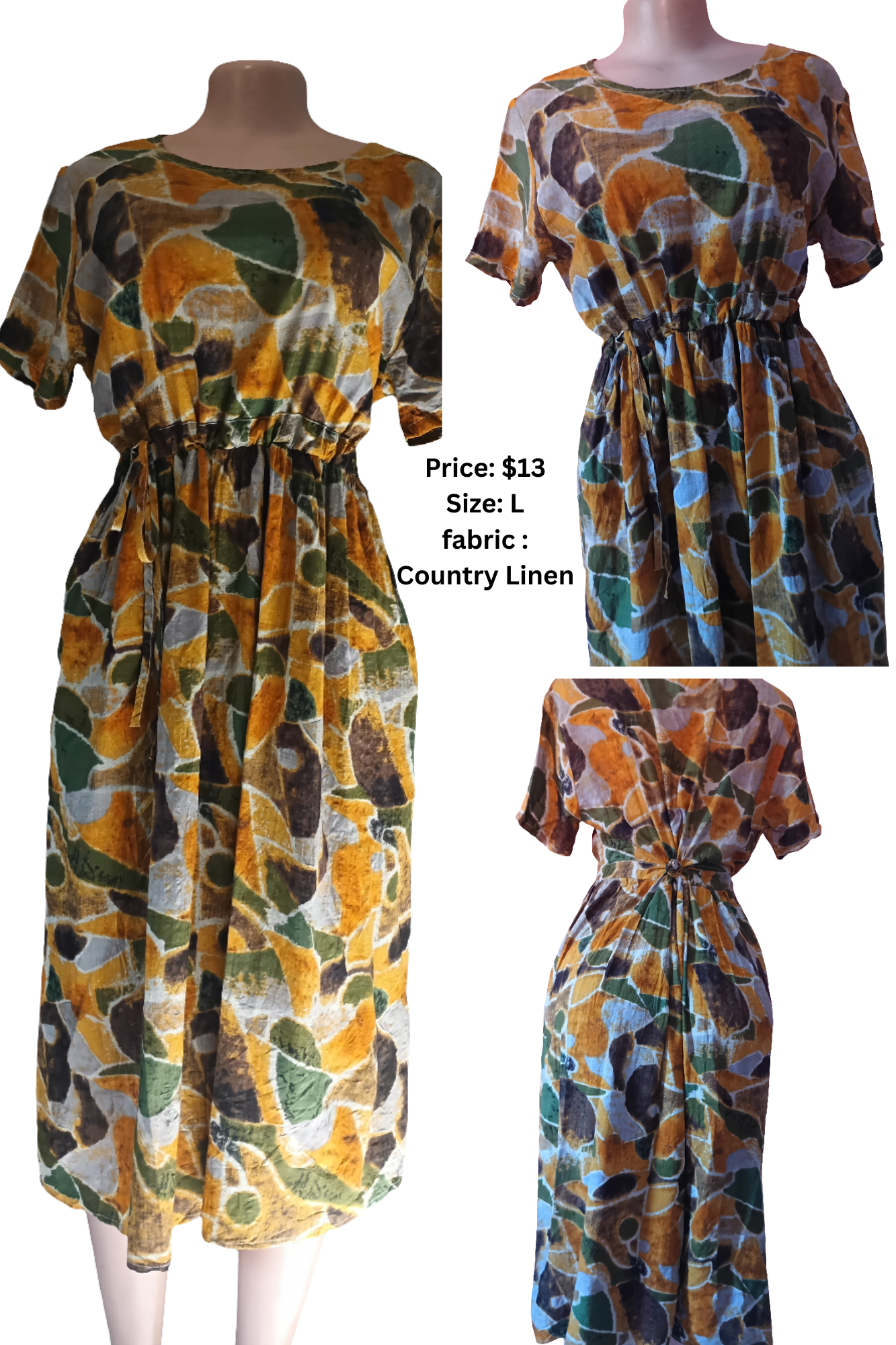 Country -Linen Dress