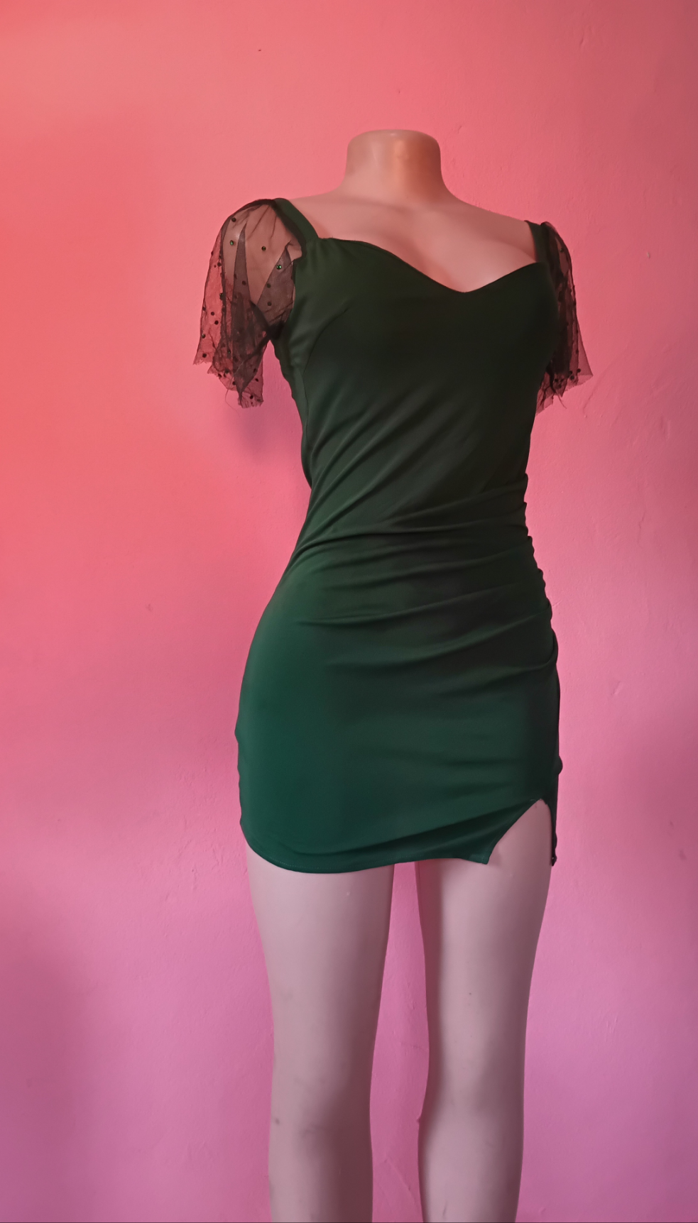 Green  Party/Club -Dress