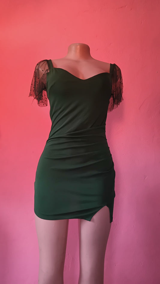Green  Party/Club -Dress
