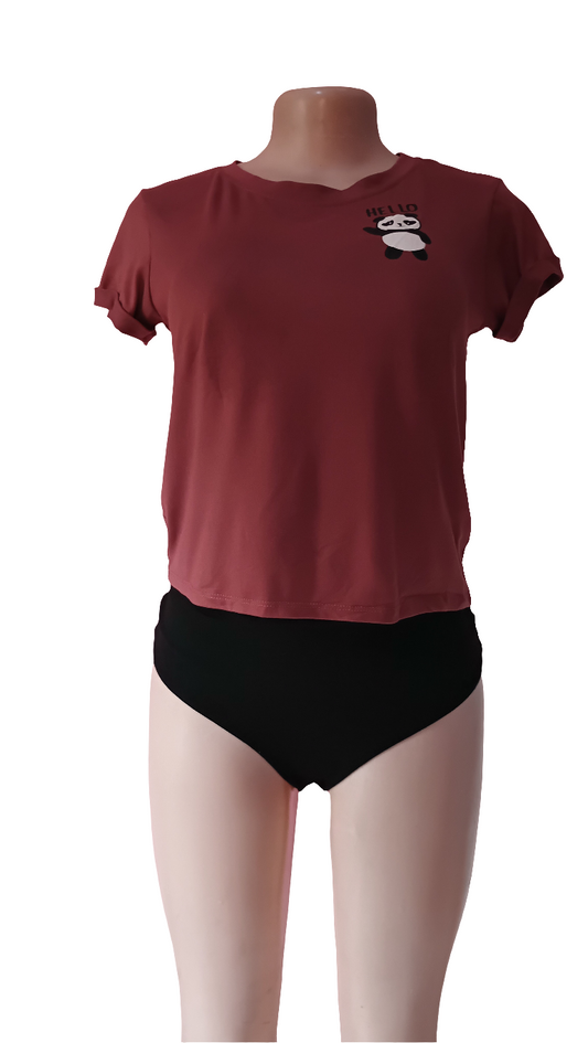 Hello/Goodbye shirt blouse