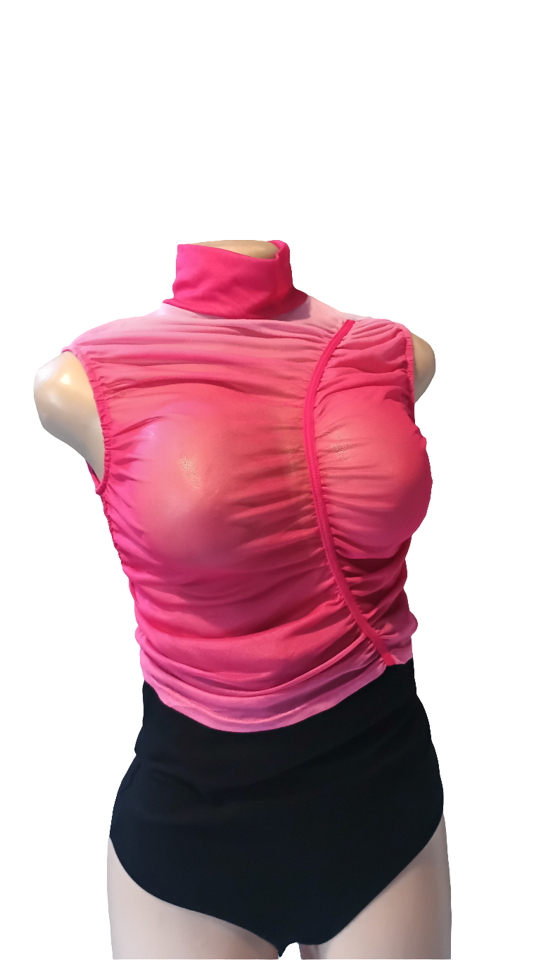 Pink 🩷 Mesh/ Net blouse