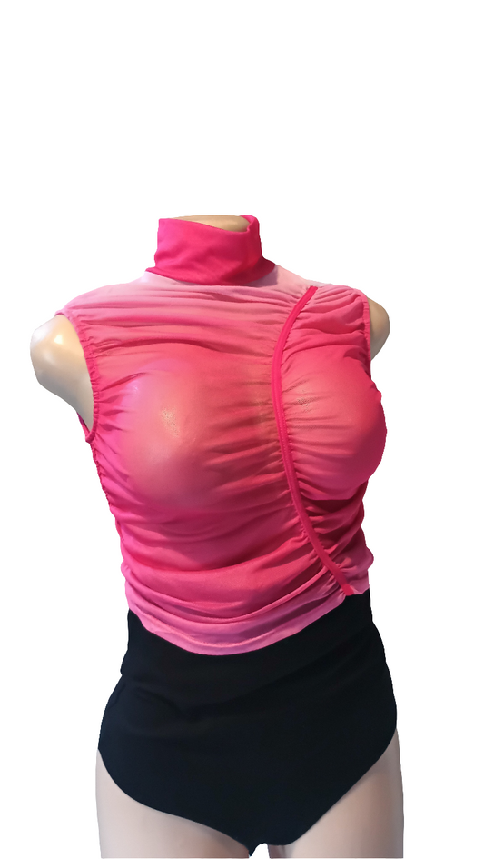 Pink 🩷 Mesh/ Net blouse