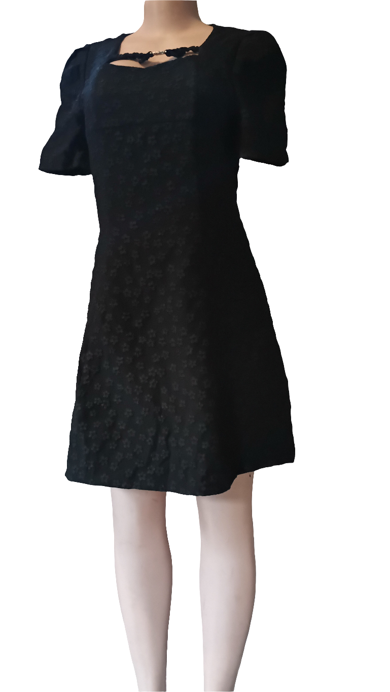 Dress- rough patterned