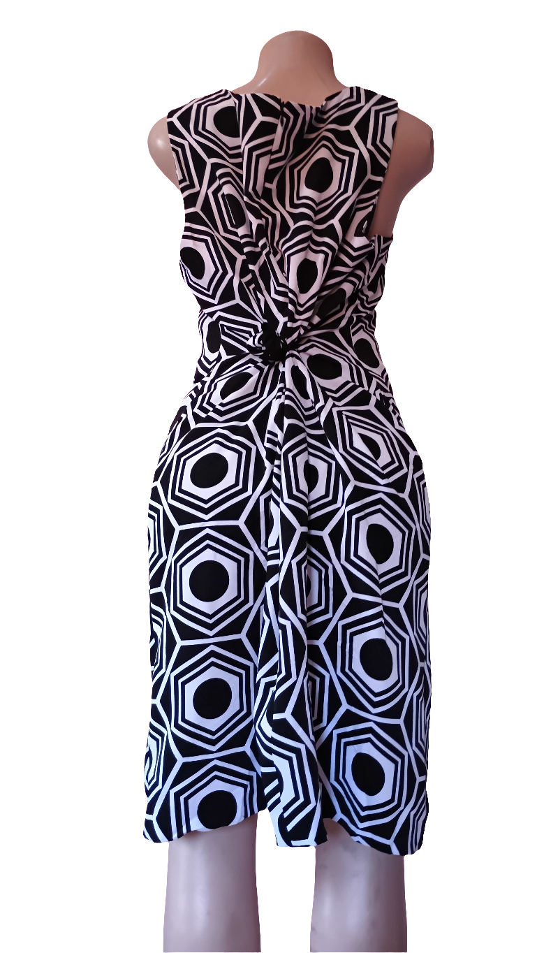 Dot patterned corporate Dress