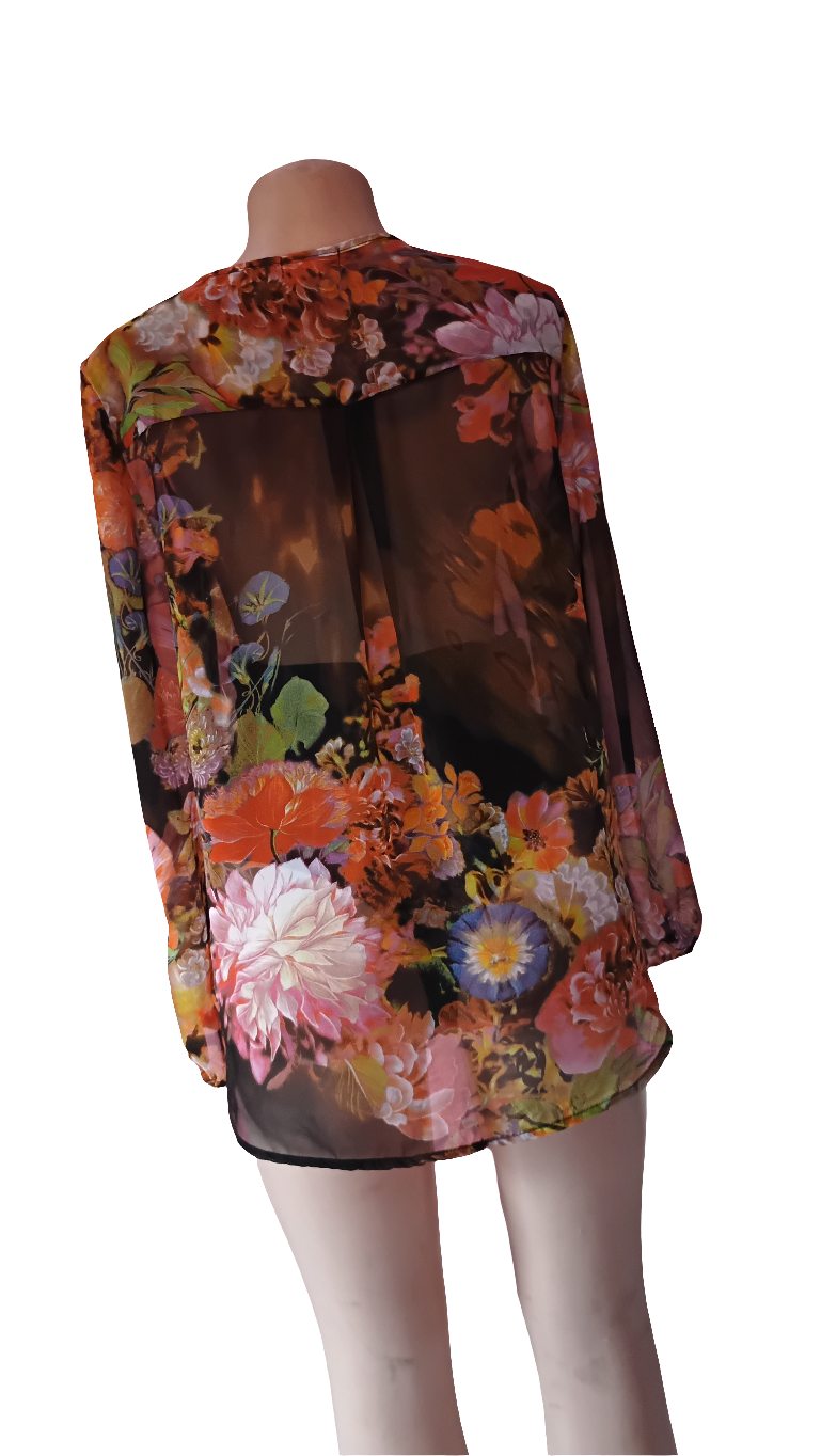 Colorful chevon blouse