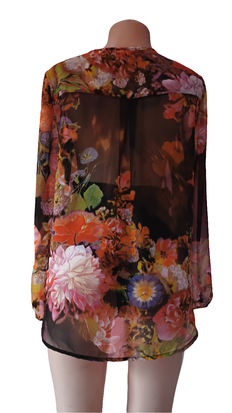 Colorful chevon blouse