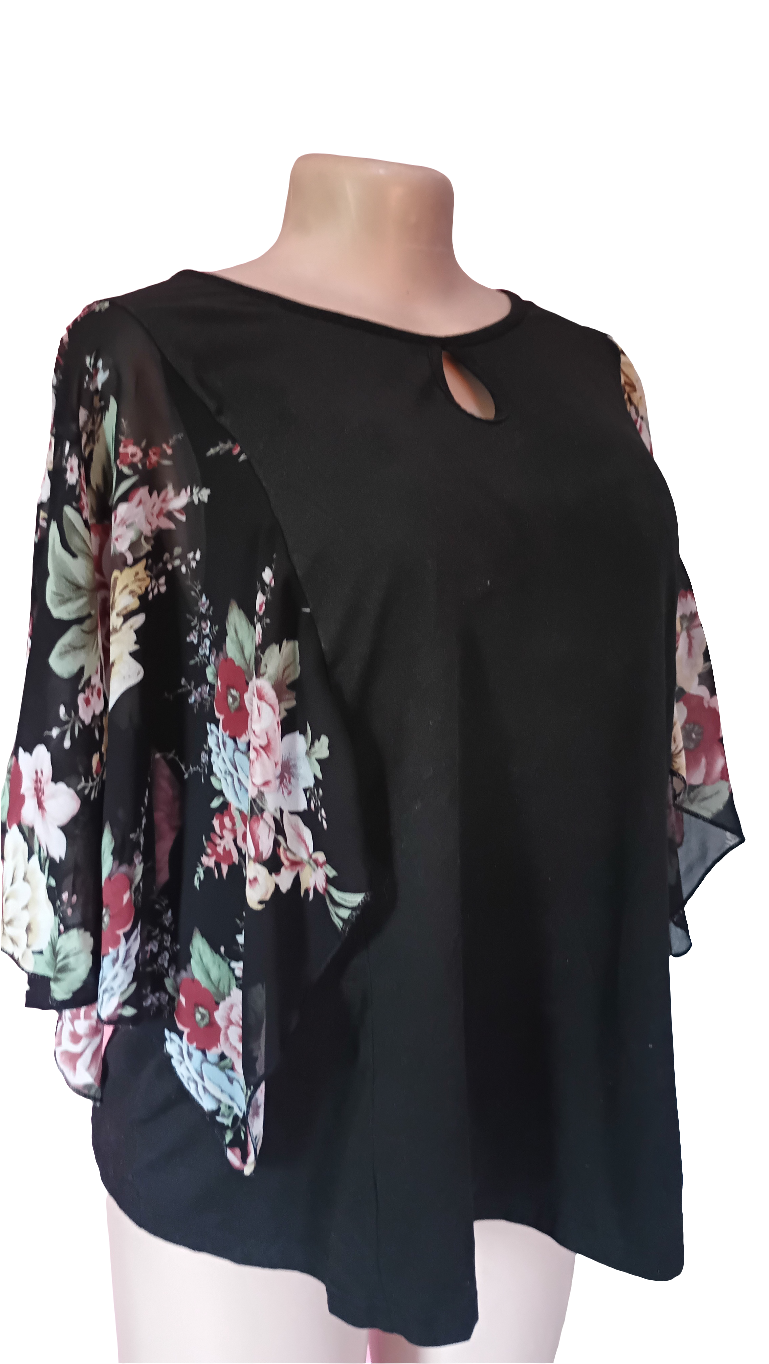 Floral -Wing Blouse