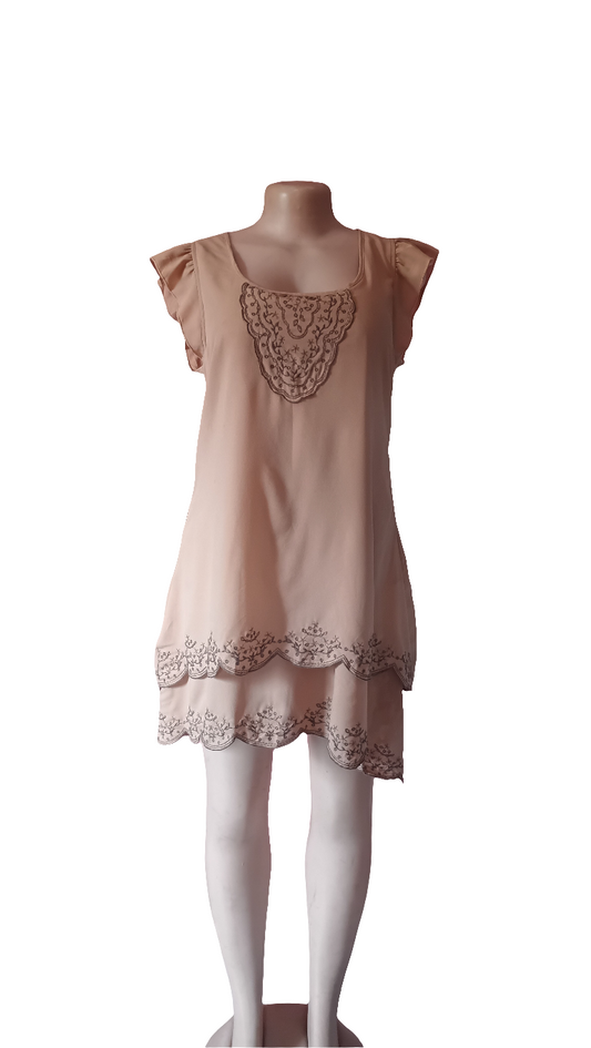 Brown -Dress