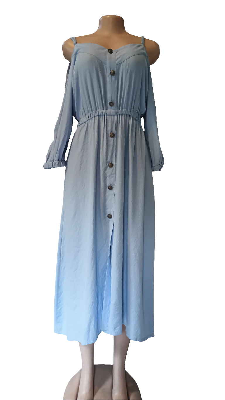 Sky blue dress