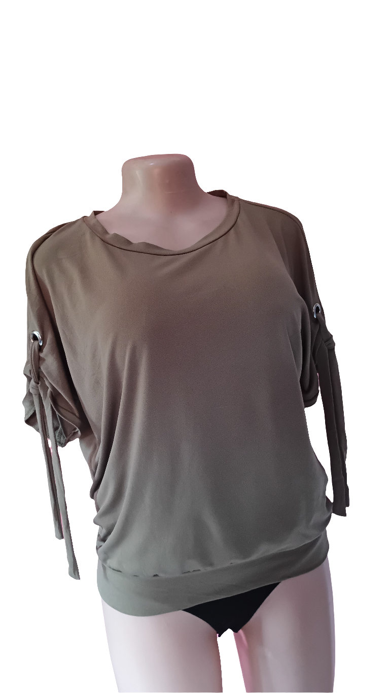 Muted olive - design blouse