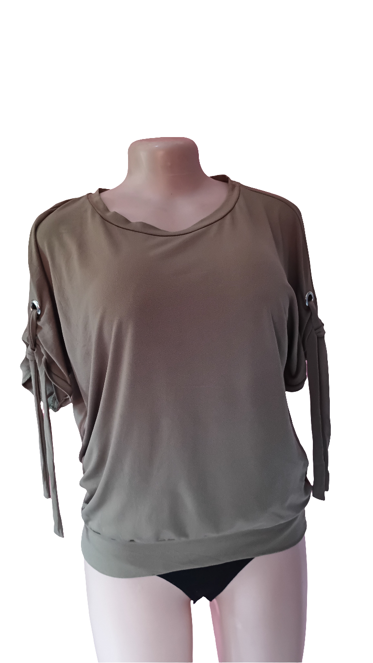 Muted olive - design blouse