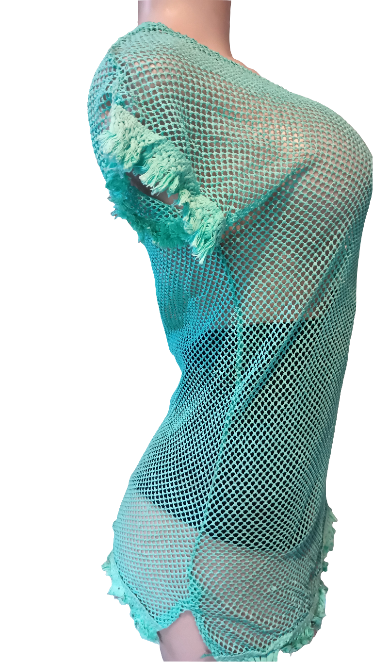 Net beach/party blouse