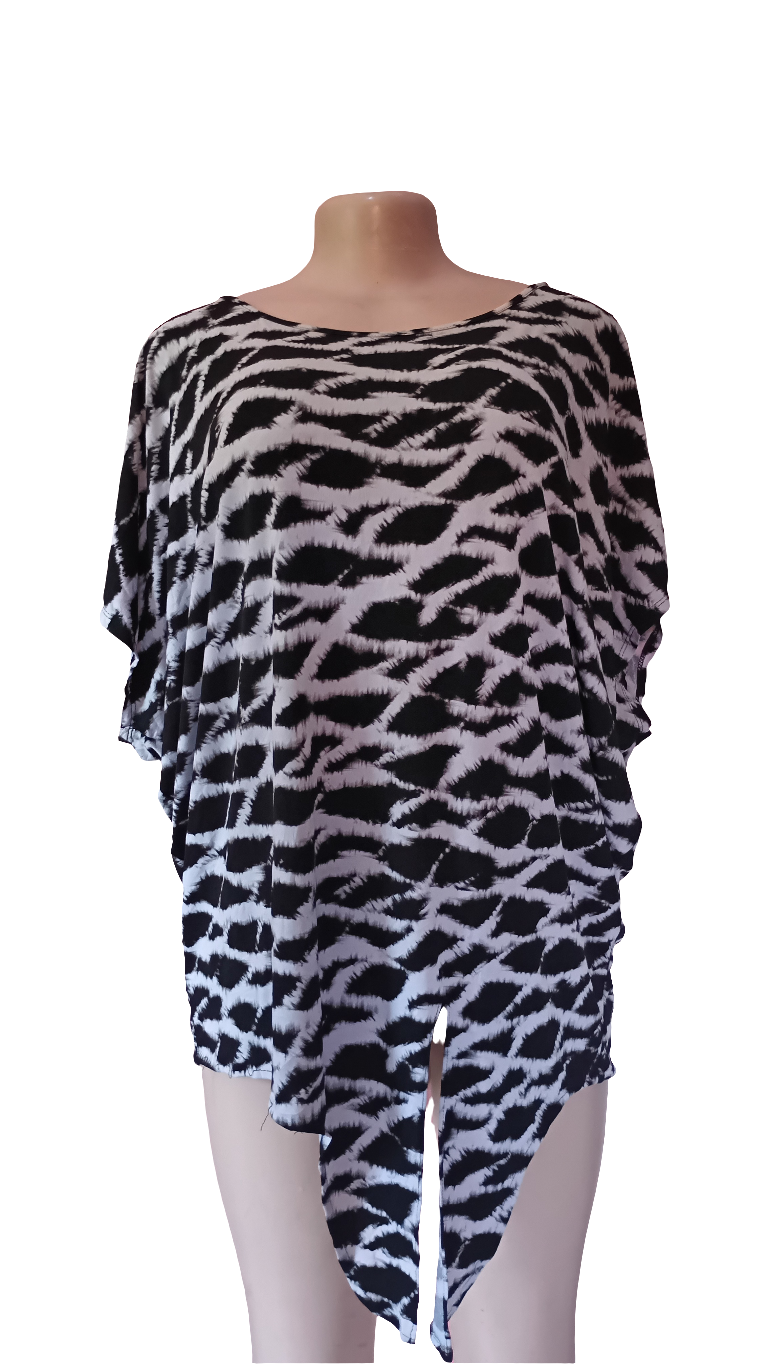 Black &white Blouse