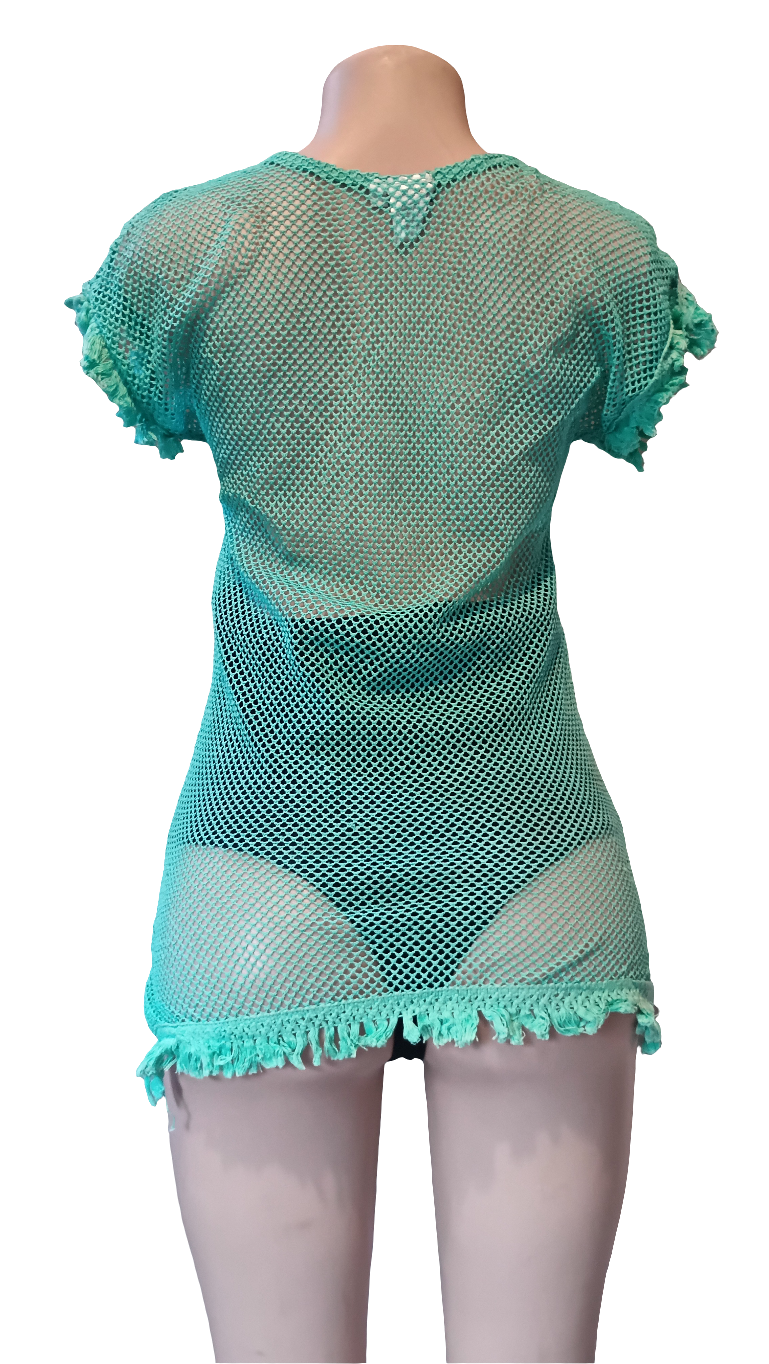 Net beach/party blouse