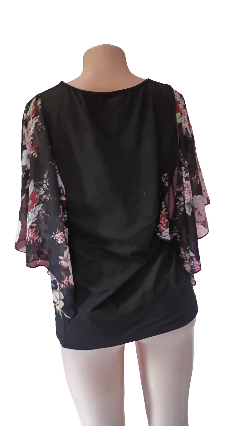 Floral -Wing Blouse
