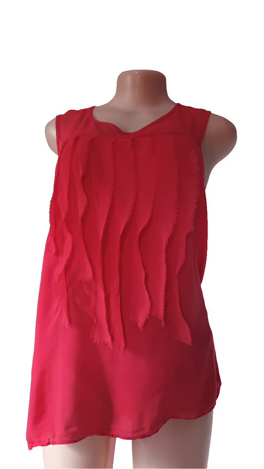 Transparent chevon blouse