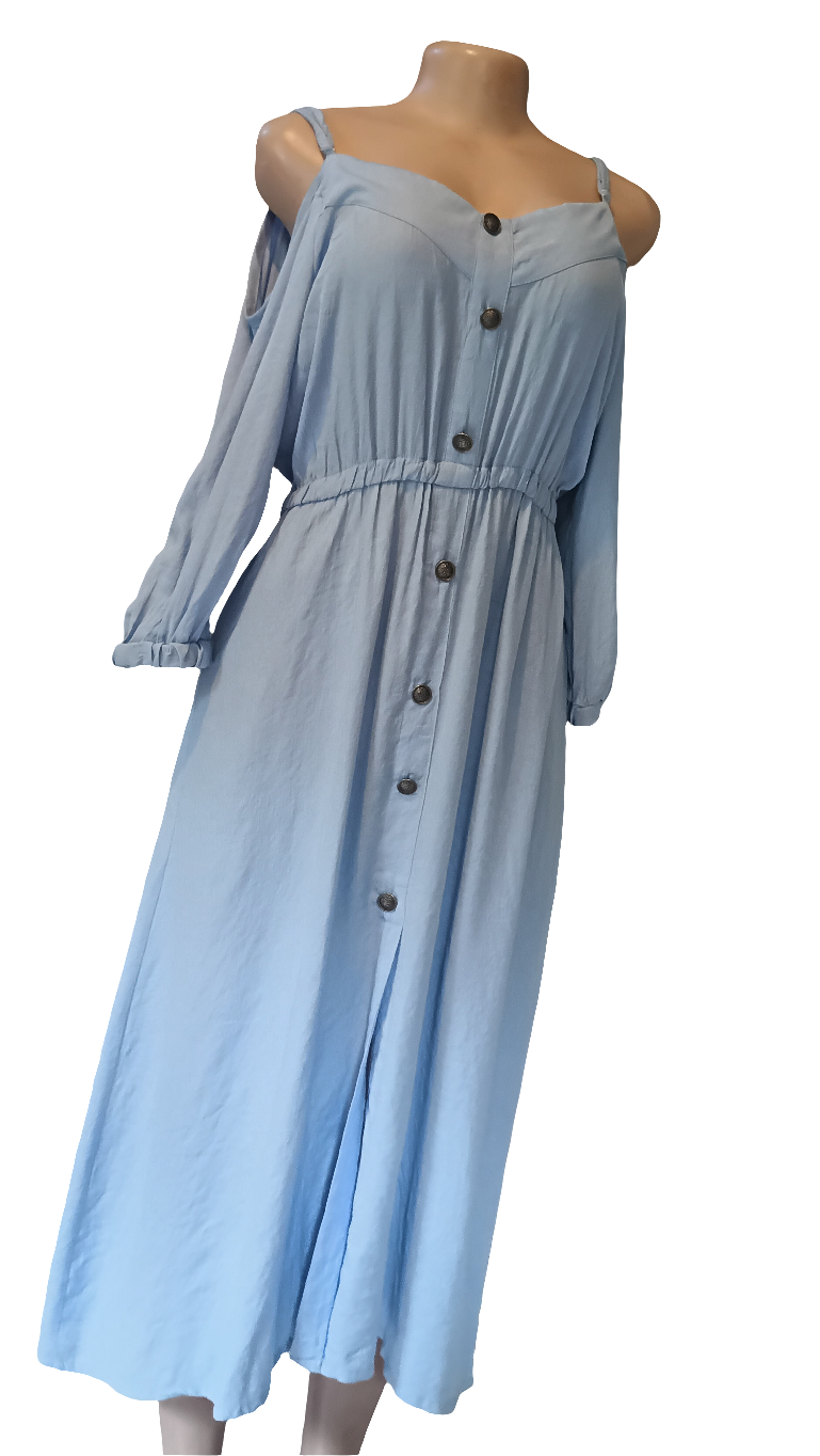 Sky blue dress