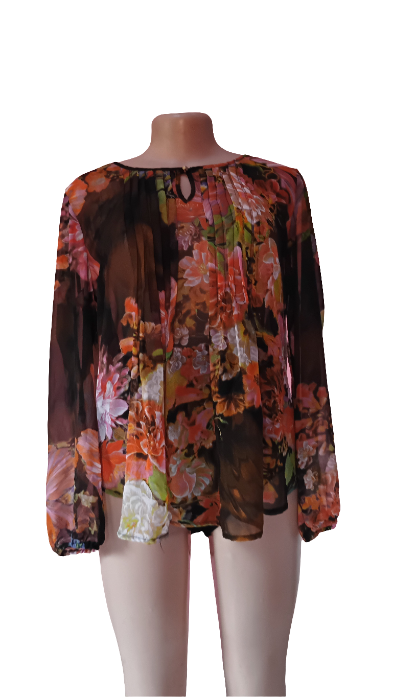 Colorful chevon blouse