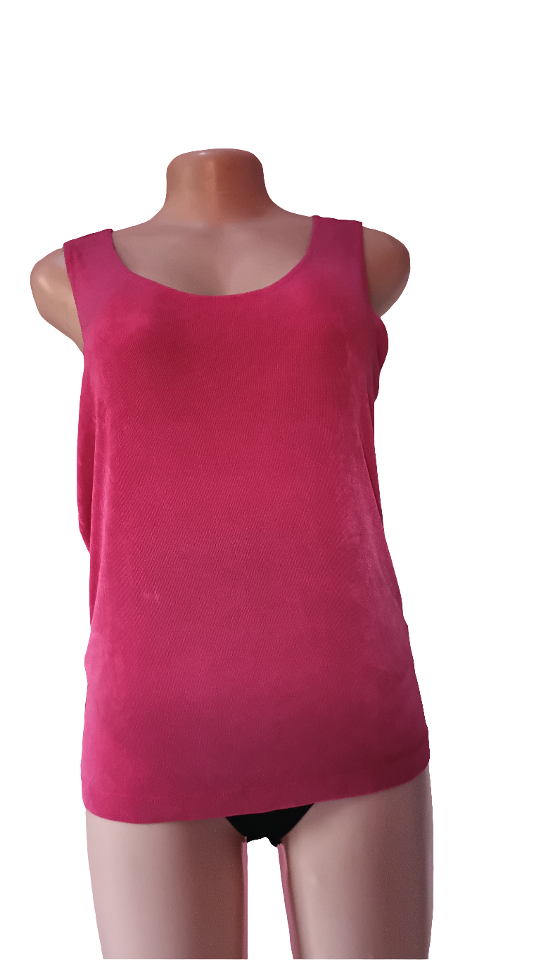 Sleeveless velvet blouse 🩷