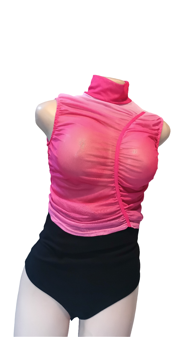 Pink 🩷 Mesh/ Net blouse