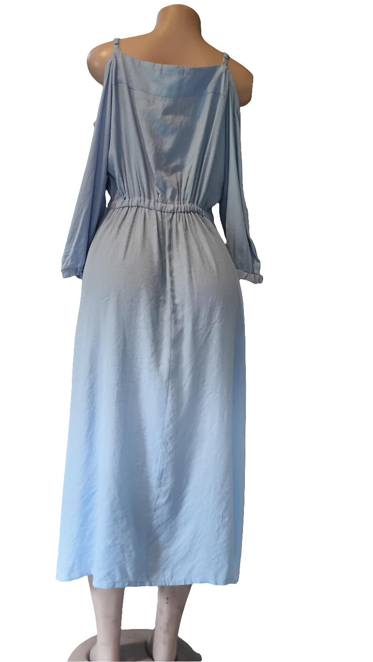 Sky blue dress