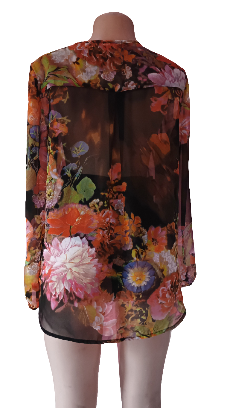 Colorful chevon blouse