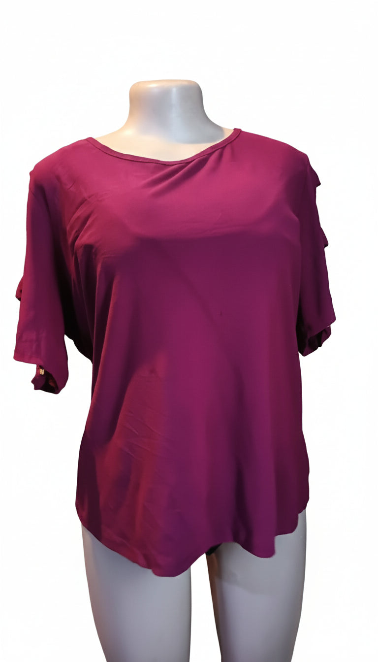 Purple elbow - Elbow view blouse