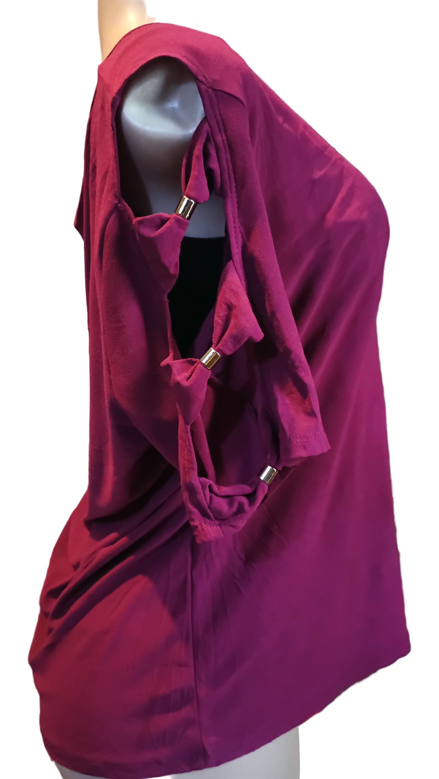 Purple elbow - Elbow view blouse